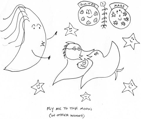 Fly Me To the Moon (in other words) | Song Cartoons