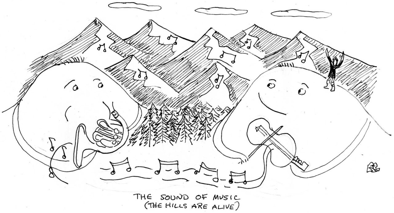 Sound Of Music The Hills Are Alive Song Cartoons