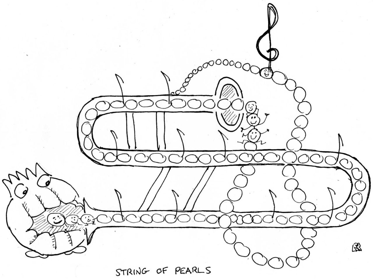 String of Pearls Song Cartoons