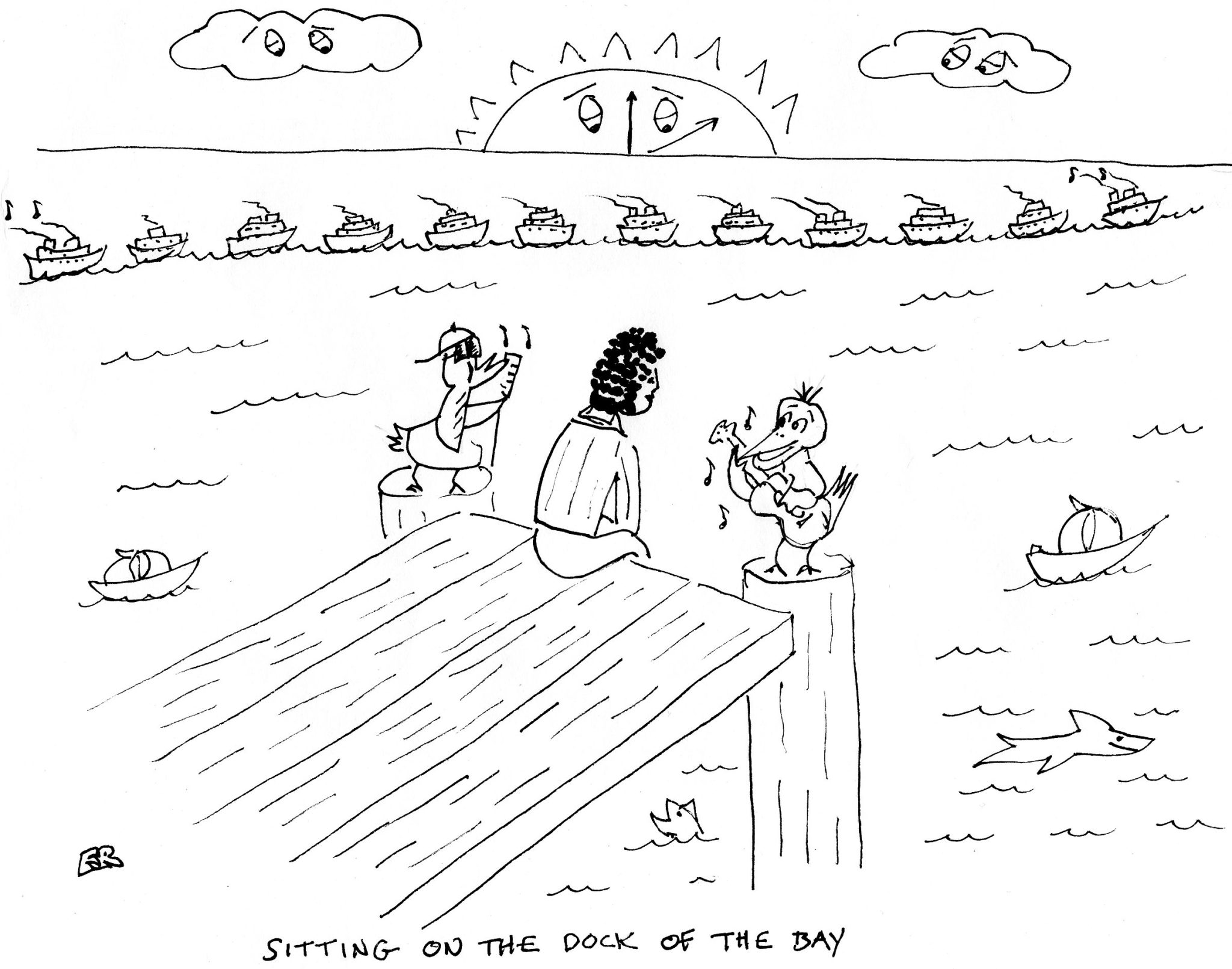 Sitting on the Dock of the Bay